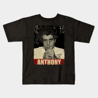 Anthony Bourdain - NEW RETRO STYLE Kids T-Shirt